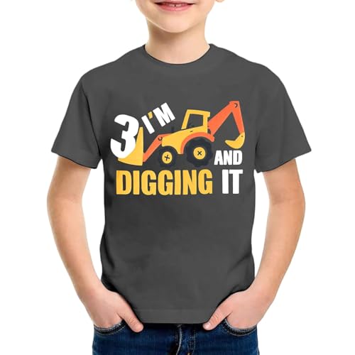 SUPTTING Jungen T-Shirt 3 I'm Digging It Aufdruck Bagger Kurzarm Oberteil Rundhals Shirt Kindergeburtstag Outfit Freizeitshirt Sommer Top Geburtstagsshirt Kinderbekleidung Baustelle SUPTTING Jungen T-Shirt 3 I'm Digging It Aufdruck Bagger Kurzarm Oberteil Rundhals Shirt Kindergeburtstag Outfit Freizeitshirt Sommer Top Geburtstagsshirt Kinderbekleidung Baustelle von SUPTTING