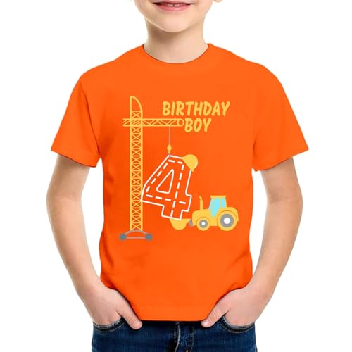 SUPTTING Jungen T-Shirt 4 Birthday Boy Aufdruck Bagger Kran Traktor Baustelle Kurzarm Oberteil Rundhals Shirt Kindergeburtstag Outfit Freizeitshirt Top Geburtstagsshirt Kinderbekleidung SUPTTING Jungen T-Shirt 4 Birthday Boy Aufdruck Bagger Kran Traktor Baustelle Kurzarm Oberteil Rundhals Shirt Kindergeburtstag Outfit Freizeitshirt Top Geburtstagsshirt Kinderbekleidung von SUPTTING