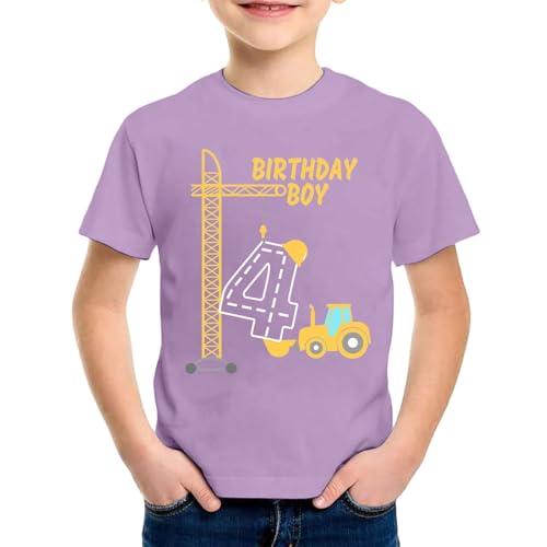 SUPTTING Jungen T-Shirt 4 Birthday Boy Aufdruck Bagger Kran Traktor Baustelle Kurzarm Oberteil Rundhals Shirt Kindergeburtstag Outfit Freizeitshirt Top Geburtstagsshirt Kinderbekleidung SUPTTING Jungen T-Shirt 4 Birthday Boy Aufdruck Bagger Kran Traktor Baustelle Kurzarm Oberteil Rundhals Shirt Kindergeburtstag Outfit Freizeitshirt Top Geburtstagsshirt Kinderbekleidung von SUPTTING