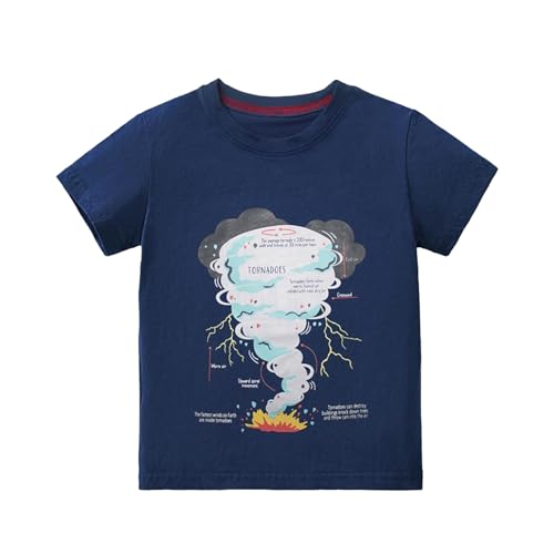 SUPTTING Jungen T-Shirt Tornado Wetter Phänomen Print Kurzarm Rundhals Oberteil Kinder Baumwollshirt Lässiges Freizeitshirt Grafik Shirt Wissenschaft Bekleidung für Jungs Natur Bildung SUPTTING Jungen T-Shirt Tornado Wetter Phänomen Print Kurzarm Rundhals Oberteil Kinder Baumwollshirt Lässiges Freizeitshirt Grafik Shirt Wissenschaft Bekleidung für Jungs Natur Bildung von SUPTTING