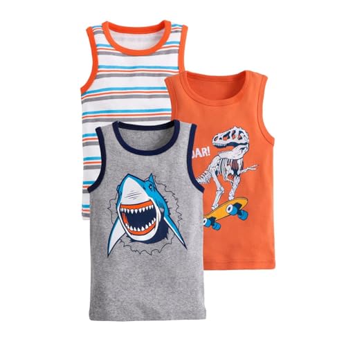SUPTTING Jungen Unterhemd Set mit Verschiedenen Ärmelloses Tanktop mit Bunten Thematischen s Weiches Achselshirt Mehrfachpack Bequemes Trägerhemd für Alltag Muskelshirt für Kinder Weste SUPTTING Jungen Unterhemd Set mit Verschiedenen Ärmelloses Tanktop mit Bunten Thematischen s Weiches Achselshirt Mehrfachpack Bequemes Trägerhemd für Alltag Muskelshirt für Kinder Weste von SUPTTING