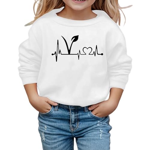 SUPTTING Kinder Sweatshirt Minimalistisch Liebevoll, Herzschlag-Grafik Rundhalsausschnitt Pullover, Lässig Modern Buch-Motiv Langarmshirt, Weicher Stoff Statement-Shirt für Bibliotheksbesuch SUPTTING Kinder Sweatshirt Minimalistisch Liebevoll, Herzschlag-Grafik Rundhalsausschnitt Pullover, Lässig Modern Buch-Motiv Langarmshirt, Weicher Stoff Statement-Shirt für Bibliotheksbesuch von SUPTTING