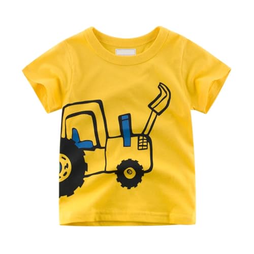 SUPTTING Kinder T-Shirt Bagger Aufdruck Kurzarm Oberteil Jungen Rundhals Shirt Baufahrzeug Freizeitshirt Sommer Top Kindershirt Atmungsaktives Oberteil Bekleidung Kindergarten Bauarbeiter SUPTTING Kinder T-Shirt Bagger Aufdruck Kurzarm Oberteil Jungen Rundhals Shirt Baufahrzeug Freizeitshirt Sommer Top Kindershirt Atmungsaktives Oberteil Bekleidung Kindergarten Bauarbeiter von SUPTTING