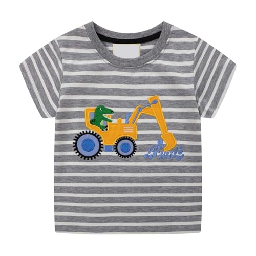 SUPTTING Kinder T-Shirt Bagger Aufdruck Kurzarm Oberteil Jungen Rundhals Shirt Baufahrzeug Freizeitshirt Sommer Top Kindershirt Atmungsaktives Oberteil Bekleidung Kindergarten Bauarbeiter SUPTTING Kinder T-Shirt Bagger Aufdruck Kurzarm Oberteil Jungen Rundhals Shirt Baufahrzeug Freizeitshirt Sommer Top Kindershirt Atmungsaktives Oberteil Bekleidung Kindergarten Bauarbeiter von SUPTTING