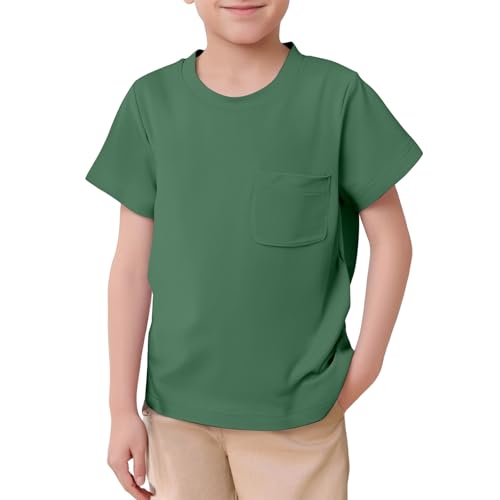 SUPTTING Kinder T-Shirt Einfarbig Brusttasche Kurzarm Oberteil Shirt Basic Freizeitshirt Top Strandshirt Atmungsaktives Oberteil Bekleidung Kindergarten Schulshirt Jungen Kinderbekleidung SUPTTING Kinder T-Shirt Einfarbig Brusttasche Kurzarm Oberteil Shirt Basic Freizeitshirt Top Strandshirt Atmungsaktives Oberteil Bekleidung Kindergarten Schulshirt Jungen Kinderbekleidung von SUPTTING