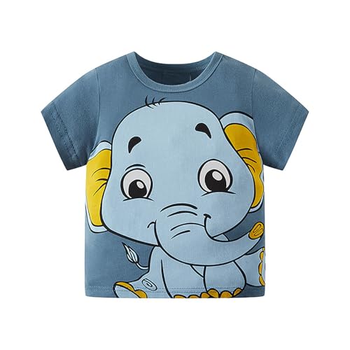 SUPTTING Kinder T-Shirt Elefant Cartoon Aufdruck Kurzarm Oberteil Jungen Shirt Freizeitshirt Top Strandshirt Atmungsaktives Oberteil Bekleidung Kindergarten Schulshirt Tierdesign SUPTTING Kinder T-Shirt Elefant Cartoon Aufdruck Kurzarm Oberteil Jungen Shirt Freizeitshirt Top Strandshirt Atmungsaktives Oberteil Bekleidung Kindergarten Schulshirt Tierdesign von SUPTTING