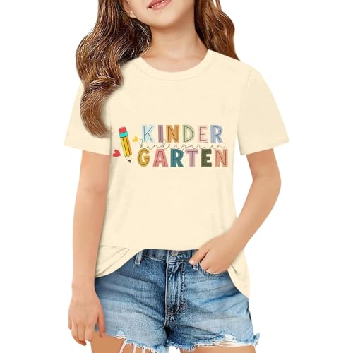 SUPTTING Kinder T-Shirt Fröhlich Stolz, Buchstaben-Druck Rundhalsausschnitt Kindergarten-Shirt, Schulkind Bunt Buntstift-Grafik Einschulungsshirt, Lockerer Schnitt Kurzarmshirt SUPTTING Kinder T-Shirt Fröhlich Stolz, Buchstaben-Druck Rundhalsausschnitt Kindergarten-Shirt, Schulkind Bunt Buntstift-Grafik Einschulungsshirt, Lockerer Schnitt Kurzarmshirt von SUPTTING