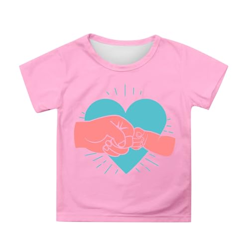 SUPTTING Kinder T-Shirt Herz Faust Aufdruck Rundhals Kurzarm Baumwolle Oberteil Weiß Gelb Blau Rot Grau Lila Schwarz Rosa Orange Alltag Sommer Frühling Bequem Atmungsaktiv Jungen Mädchen SUPTTING Kinder T-Shirt Herz Faust Aufdruck Rundhals Kurzarm Baumwolle Oberteil Weiß Gelb Blau Rot Grau Lila Schwarz Rosa Orange Alltag Sommer Frühling Bequem Atmungsaktiv Jungen Mädchen von SUPTTING