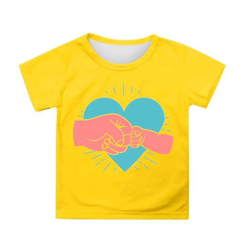 SUPTTING Kinder T-Shirt Herz Faust Aufdruck Rundhals Kurzarm Baumwolle Oberteil Weiß Gelb Blau Rot Grau Lila Schwarz Rosa Orange Alltag Sommer Frühling Bequem Atmungsaktiv Jungen Mädchen SUPTTING Kinder T-Shirt Herz Faust Aufdruck Rundhals Kurzarm Baumwolle Oberteil Weiß Gelb Blau Rot Grau Lila Schwarz Rosa Orange Alltag Sommer Frühling Bequem Atmungsaktiv Jungen Mädchen von SUPTTING