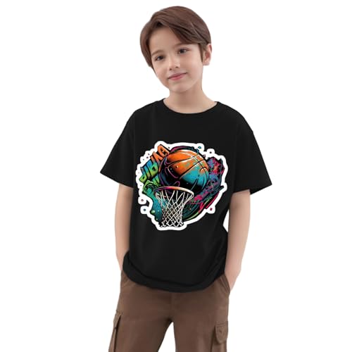 SUPTTING Kinder T-Shirt Mehrere Sportbälle Fußball Basketball Baseball Football Farbige Tinte Splash Hintergrund Kurzarm Oberteil Jungen Freizeitshirt Sportshirt Stoffshirt Oberteil SUPTTING Kinder T-Shirt Mehrere Sportbälle Fußball Basketball Baseball Football Farbige Tinte Splash Hintergrund Kurzarm Oberteil Jungen Freizeitshirt Sportshirt Stoffshirt Oberteil von SUPTTING