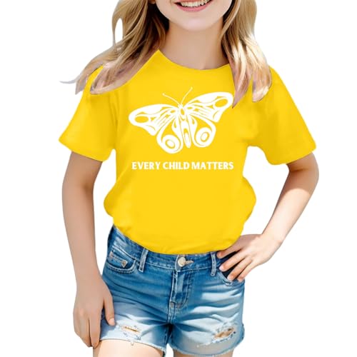 SUPTTING Kinder T-Shirt Solidarisch Bedeutungsvoll Oberteil Rundhalsausschnitt Kurzarm Top Bewusstsein Gedenktag Schriftzug Handabdruck-Grafik Statement-Shirt für Schulveranstaltung SUPTTING Kinder T-Shirt Solidarisch Bedeutungsvoll Oberteil Rundhalsausschnitt Kurzarm Top Bewusstsein Gedenktag Schriftzug Handabdruck-Grafik Statement-Shirt für Schulveranstaltung von SUPTTING