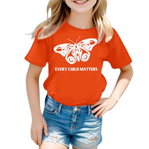 SUPTTING Kinder T-Shirt Solidarisch Bedeutungsvoll Oberteil Rundhalsausschnitt Kurzarm Top Bewusstsein Gedenktag Schriftzug Handabdruck-Grafik Statement-Shirt für Schulveranstaltung SUPTTING Kinder T-Shirt Solidarisch Bedeutungsvoll Oberteil Rundhalsausschnitt Kurzarm Top Bewusstsein Gedenktag Schriftzug Handabdruck-Grafik Statement-Shirt für Schulveranstaltung von SUPTTING