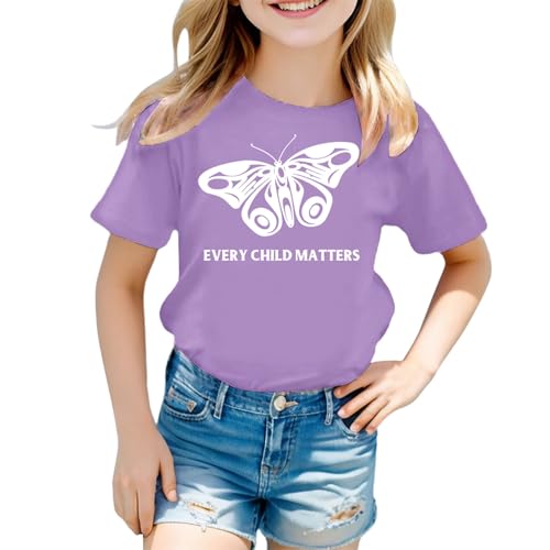 SUPTTING Kinder T-Shirt Solidarisch Bedeutungsvoll Oberteil Rundhalsausschnitt Kurzarm Top Bewusstsein Gedenktag Schriftzug Handabdruck-Grafik Statement-Shirt für Schulveranstaltung SUPTTING Kinder T-Shirt Solidarisch Bedeutungsvoll Oberteil Rundhalsausschnitt Kurzarm Top Bewusstsein Gedenktag Schriftzug Handabdruck-Grafik Statement-Shirt für Schulveranstaltung von SUPTTING