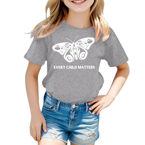 SUPTTING Kinder T-Shirt Solidarisch Bedeutungsvoll Oberteil Rundhalsausschnitt Kurzarm Top Bewusstsein Gedenktag Schriftzug Handabdruck-Grafik Statement-Shirt für Schulveranstaltung SUPTTING Kinder T-Shirt Solidarisch Bedeutungsvoll Oberteil Rundhalsausschnitt Kurzarm Top Bewusstsein Gedenktag Schriftzug Handabdruck-Grafik Statement-Shirt für Schulveranstaltung von SUPTTING