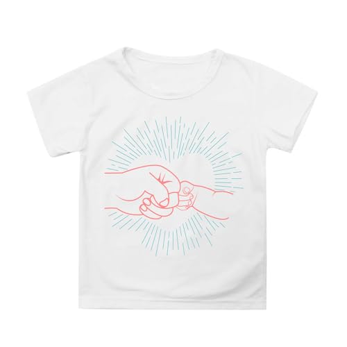 SUPTTING Kinder T-Shirt mit Händeschütteln Motiv, Mädchen Jungen Kurzarm Shirt Oberteil Bluse, Rundhals Tee mit Freundschaft Symbol, Weiche Atmungsaktive Tops für Kleinkind Schulkind Teenager SUPTTING Kinder T-Shirt mit Händeschütteln Motiv, Mädchen Jungen Kurzarm Shirt Oberteil Bluse, Rundhals Tee mit Freundschaft Symbol, Weiche Atmungsaktive Tops für Kleinkind Schulkind Teenager von SUPTTING