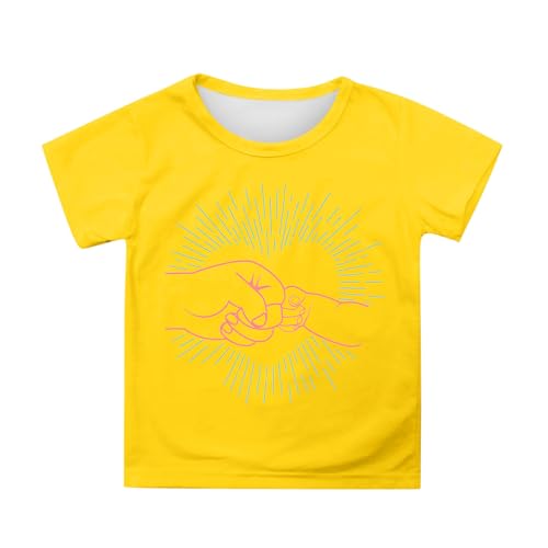 SUPTTING Kinder T-Shirt mit Händeschütteln Motiv, Mädchen Jungen Kurzarm Shirt Oberteil Bluse, Rundhals Tee mit Freundschaft Symbol, Weiche Atmungsaktive Tops für Kleinkind Schulkind Teenager SUPTTING Kinder T-Shirt mit Händeschütteln Motiv, Mädchen Jungen Kurzarm Shirt Oberteil Bluse, Rundhals Tee mit Freundschaft Symbol, Weiche Atmungsaktive Tops für Kleinkind Schulkind Teenager von SUPTTING