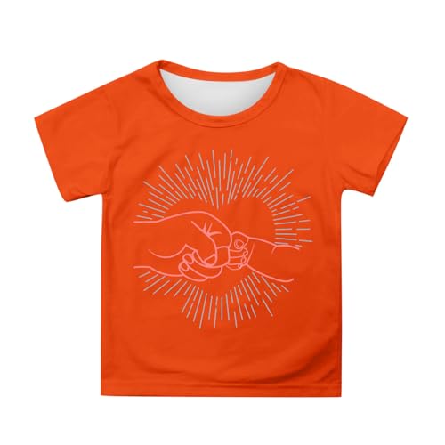 SUPTTING Kinder T-Shirt mit Händeschütteln Motiv, Mädchen Jungen Kurzarm Shirt Oberteil Bluse, Rundhals Tee mit Freundschaft Symbol, Weiche Atmungsaktive Tops für Kleinkind Schulkind Teenager SUPTTING Kinder T-Shirt mit Händeschütteln Motiv, Mädchen Jungen Kurzarm Shirt Oberteil Bluse, Rundhals Tee mit Freundschaft Symbol, Weiche Atmungsaktive Tops für Kleinkind Schulkind Teenager von SUPTTING