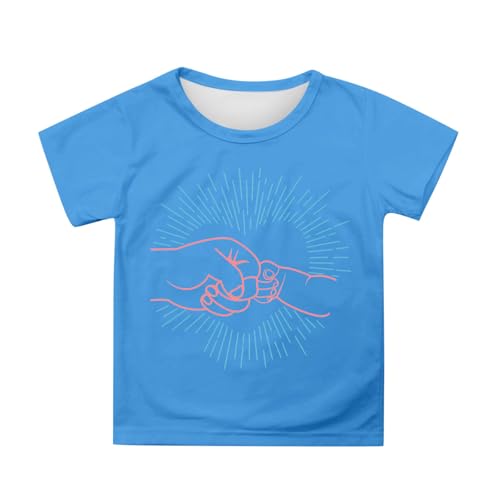 SUPTTING Kinder T-Shirt mit Händeschütteln Motiv, Mädchen Jungen Kurzarm Shirt Oberteil Bluse, Rundhals Tee mit Freundschaft Symbol, Weiche Atmungsaktive Tops für Kleinkind Schulkind Teenager SUPTTING Kinder T-Shirt mit Händeschütteln Motiv, Mädchen Jungen Kurzarm Shirt Oberteil Bluse, Rundhals Tee mit Freundschaft Symbol, Weiche Atmungsaktive Tops für Kleinkind Schulkind Teenager von SUPTTING