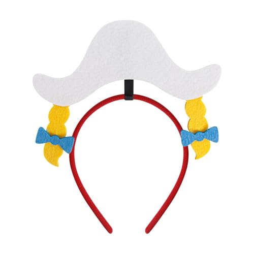 SUPTTING Lustig Festlich Damen Oktoberfest-Haarreif Wackelnde Hüte Flexibles Band Haarschmuck Humorvoll Thematisch Trachten-Accessoire Miniaturhüte Federn Party-Haarband für Volksfest SUPTTING Lustig Festlich Damen Oktoberfest-Haarreif Wackelnde Hüte Flexibles Band Haarschmuck Humorvoll Thematisch Trachten-Accessoire Miniaturhüte Federn Party-Haarband für Volksfest von SUPTTING