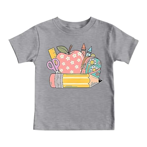 SUPTTING Niedlich Lehrreich Kinder T-Shirt Kurze Ärmel Rundhalsausschnitt Grafikshirt Cartoon Lässig Statement-Shirt ABC-Block-Motiv Buntstift-Grafik Oberteil Sommer für Schule SUPTTING Niedlich Lehrreich Kinder T-Shirt Kurze Ärmel Rundhalsausschnitt Grafikshirt Cartoon Lässig Statement-Shirt ABC-Block-Motiv Buntstift-Grafik Oberteil Sommer für Schule von SUPTTING