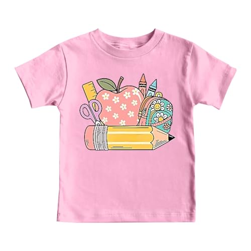 SUPTTING Niedlich Lehrreich Kinder T-Shirt Kurze Ärmel Rundhalsausschnitt Grafikshirt Cartoon Lässig Statement-Shirt ABC-Block-Motiv Buntstift-Grafik Oberteil Sommer für Schule SUPTTING Niedlich Lehrreich Kinder T-Shirt Kurze Ärmel Rundhalsausschnitt Grafikshirt Cartoon Lässig Statement-Shirt ABC-Block-Motiv Buntstift-Grafik Oberteil Sommer für Schule von SUPTTING