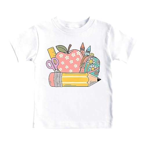 SUPTTING Niedlich Lehrreich Kinder T-Shirt Kurze Ärmel Rundhalsausschnitt Grafikshirt Cartoon Lässig Statement-Shirt ABC-Block-Motiv Buntstift-Grafik Oberteil Sommer für Schule SUPTTING Niedlich Lehrreich Kinder T-Shirt Kurze Ärmel Rundhalsausschnitt Grafikshirt Cartoon Lässig Statement-Shirt ABC-Block-Motiv Buntstift-Grafik Oberteil Sommer für Schule von SUPTTING