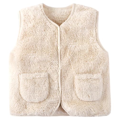 SUPTTING Winter Unisex Fellweste Warm Kuschelig Teddy-Weste Offene Vorderseite Aufgesetzte Taschen Plüschweste Lässig Boho-Chic Ärmellose Jacke Sherpa-Fleece Gefüttert für Hüttenurlaub SUPTTING Winter Unisex Fellweste Warm Kuschelig Teddy-Weste Offene Vorderseite Aufgesetzte Taschen Plüschweste Lässig Boho-Chic Ärmellose Jacke Sherpa-Fleece Gefüttert für Hüttenurlaub von SUPTTING