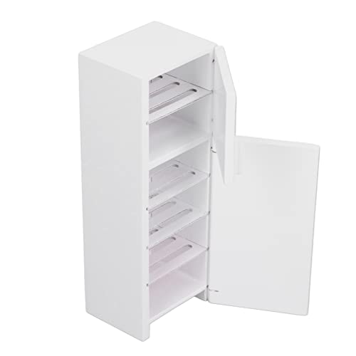 1:12 Dollhouse Miniatur -Kühlschrank, Massives Holz -Doppel -Tür -Kühlschrank für Wohnzimmer oder Küche, Spielen Sie vor, um Spielzeug zu Spielen, Traditionelles Design 1:12 Dollhouse Miniatur -Kühlschrank, Massives Holz -Doppel -Tür -Kühlschrank für Wohnzimmer oder Küche, Spielen Sie vor, um Spielzeug zu Spielen, Traditionelles Design von SUPYINI