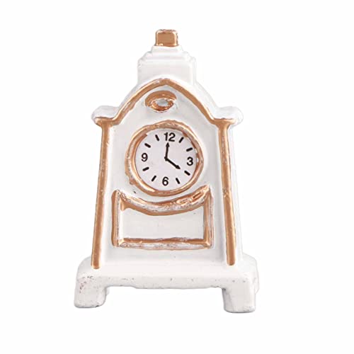 12 Puppenhaus Miniatur Uhr, Exquisite Tisch Uhr für Puppenhaus mit Metall Material, Enthusiasten, Dekorationen Zubehör 12 Puppenhaus Miniatur Uhr, Exquisite Tisch Uhr für Puppenhaus mit Metall Material, Enthusiasten, Dekorationen Zubehör von SUPYINI