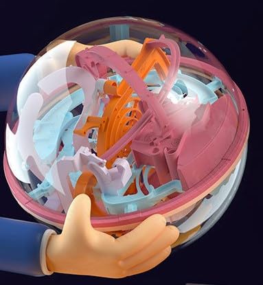 3D -Ball, Pädagogisches Puzzlespielspielzeug für mit Abgerundeten Kanten, Ausübung von Kindergehäuschen, Verbesserung der Konzentration und Geduld 3D -Ball, Pädagogisches Puzzlespielspielzeug für mit Abgerundeten Kanten, Ausübung von Kindergehäuschen, Verbesserung der Konzentration und Geduld von SUPYINI