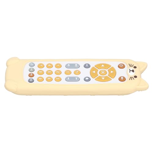 Baby Fernbedienung Spielzeug Simulation Pädagogisches Musical Infant TV Fernbedienung Spielzeug mit (Katzenabdeckung und weiße Fernbedienung) von SUPYINI