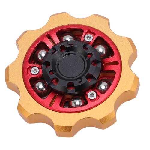 Fingerspitzen Spielzeug, Runde 6 Perlen Fingerspitzen Gyroskop, Metall Fingerspielzeug, Aluminiumlegierung Mechanisches Gyroskopspielzeug für Erwachsene, Stress Relief Spielzeug Fingerspitzen Spielzeug, Runde 6 Perlen Fingerspitzen Gyroskop, Metall Fingerspielzeug, Aluminiumlegierung Mechanisches Gyroskopspielzeug für Erwachsene, Stress Relief Spielzeug von SUPYINI