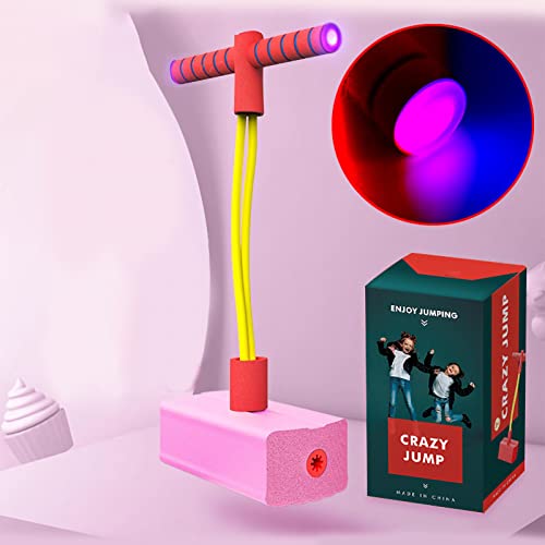 Foam Pogo Jumper Bounce -Spielzeug, Hoher Elastischer Spannungsgürtel, Sichere Aktivität Im Innenbereich Im Freien mit Quietschenden Geräuschen, Gute (Glitzermodell) von SUPYINI