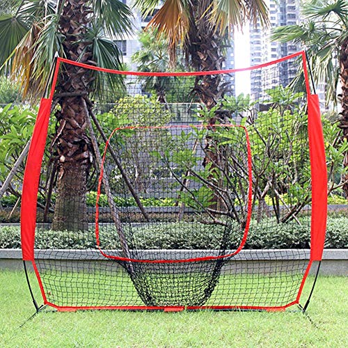 Kid Baseball Übung NET, 7 * 7ft Tragbare Kinderspieltrainingsausrüstung mit Tasche, Praktische Installation Zum Schlagen, Feld, Pitching mit Gummi -Fußpolster, Easy Carry, Store Kid Baseball Übung NET, 7 * 7ft Tragbare Kinderspieltrainingsausrüstung mit Tasche, Praktische Installation Zum Schlagen, Feld, Pitching mit Gummi -Fußpolster, Easy Carry, Store von SUPYINI