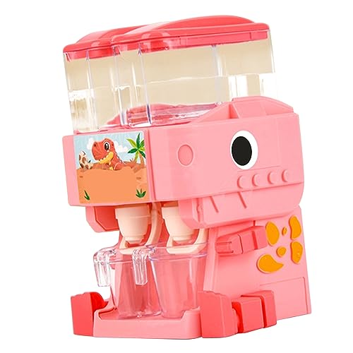 Kids Wasserspender Spielzeug, Sichere Dinosaurierform Süßes Trinkbrunnen Spielzeug für, Kleines Design, Leichtes Tragen, Simuliertes Familienrollenspiel Lernen Genießen (Rosa) von SUPYINI