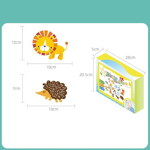 Lebendige Eva Badespielzeug Badezimmer Puzzlespielzeug für mit Süßem Design, DIY Foam Bildungsbadetier für und Mädchen (Frosttier) von SUPYINI