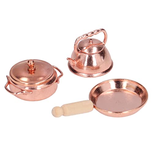 Metallküchen -Topf -Set, Simulieren Topf, Pfanne, Doppel -Ear -Topf, Großartiges Puppenhauszubehör, Geeignet für 1:12 Dollhouses, Bringen Sie Ihr Dollhouse -Spielszene, Metallküchen -Topf -Set, Simulieren Topf, Pfanne, Doppel -Ear -Topf, Großartiges Puppenhauszubehör, Geeignet für 1:12 Dollhouses, Bringen Sie Ihr Dollhouse -Spielszene, von SUPYINI