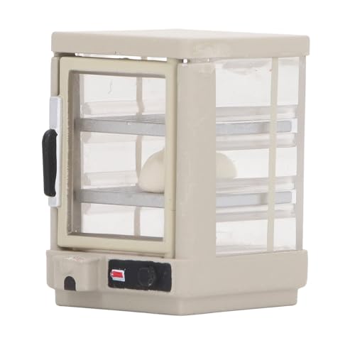 Puppenhaus-Miniatur-Bäckereikoffer, Lebendiges und Exquisites Modell Einer Lebensmittelvitrine, Leicht und Einfach zu Tragen, Ideal für die Puppenhausdekoration mit Langer Puppenhaus-Miniatur-Bäckereikoffer, Lebendiges und Exquisites Modell Einer Lebensmittelvitrine, Leicht und Einfach zu Tragen, Ideal für die Puppenhausdekoration mit Langer von SUPYINI