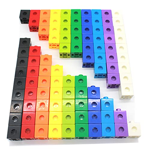 SUPYINI 100pcs Link -Block -Bildungsspielzeug, Verbesserung der Hand -Augenkoordination, Logisches Denken und Kreativität, Kinderblockspielzeug, 10 Farben, Kleines Leichtgewicht für SUPYINI 100pcs Link -Block -Bildungsspielzeug, Verbesserung der Hand -Augenkoordination, Logisches Denken und Kreativität, Kinderblockspielzeug, 10 Farben, Kleines Leichtgewicht für von SUPYINI