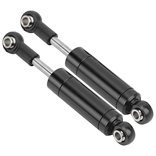 SUPYINI 2 Stück RC 72 Mm Federloser Aluminiumdämpfer für 1/10 RC-Auto, Speziell für Slash 2WD (Schwarz) von SUPYINI
