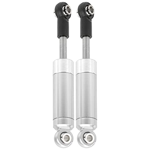 SUPYINI 2 Stück RC 72 Mm Federloser Aluminiumdämpfer für 1/10 RC-Auto, Speziell für Slash 2WD (Silber) von SUPYINI