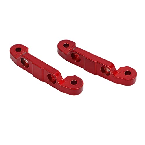 SUPYINI 2PCS RC Car Vorder- und Hinterarmcode 37,5 Mm Ersatzteile aus Zinklegierung, Kompatibel mit SCY 16101 16102 16103 16201 RC-Cars Im Maßstab 1:16 (Rot) von SUPYINI