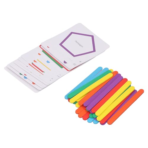 SUPYINI Bauen von Holzzählstöcken Mathematikspielzeug für, Bildungsspielzeug für für, Problemlösung, Kreativität und Frühes Lernen SUPYINI Bauen von Holzzählstöcken Mathematikspielzeug für, Bildungsspielzeug für für, Problemlösung, Kreativität und Frühes Lernen von SUPYINI