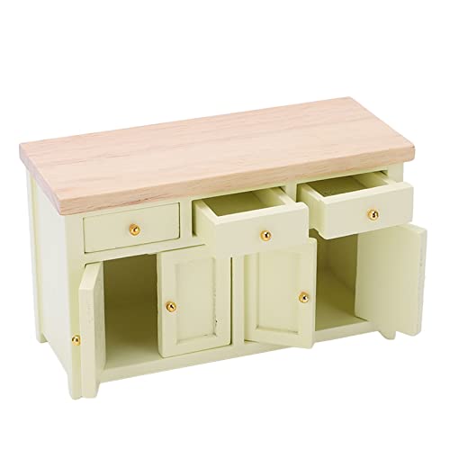 SUPYINI Dollhouse Mini Möbel, Winzige Puppenhausmöbel 1:12 Puppenhausdekor, für Doll House Dekor mit Wunderbarer Verarbeitung (Creme Farbe) von SUPYINI