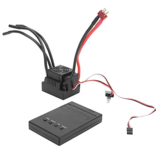 SUPYINI ESC bürstenlos, kompatibel mit RC-Programmierkarte, Autozubehör, Fernbedienung, 120 A, für 1/8, 1/10 RC Car SUPYINI ESC bürstenlos, kompatibel mit RC-Programmierkarte, Autozubehör, Fernbedienung, 120 A, für 1/8, 1/10 RC Car von SUPYINI