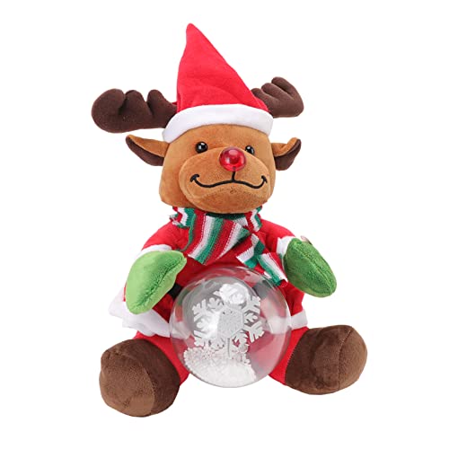SUPYINI Elektrisches Plüsch-Weihnachtsspielzeug, Singend und Tanzend mit 3 Spielbaren Liedern, Leuchtende Kindergeschenke, für die Weihnachtszeit (Typ 3) von SUPYINI