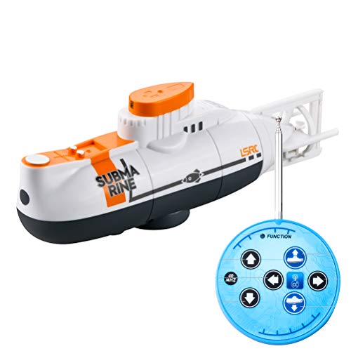 SUPYINI Ferngesteuert Boot RC-Boot für Kinder, RC Mini U-Boot 6 Kanäle Ferngesteuertes Boot Spielzeug Schnellboot,Pädagogisches Pool Spielzeug Geschenk für Teich, Schwimmbad, Badewanne von SUPYINI