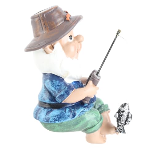 SUPYINI Fischermann Figur, Leuchtende Farben Lebensechte Details Harzstatue für Zuhause mit Exquisiter Handwerkskunst, Kindern, Freunden und Familie, Ideal für Garten, Garten SUPYINI Fischermann Figur, Leuchtende Farben Lebensechte Details Harzstatue für Zuhause mit Exquisiter Handwerkskunst, Kindern, Freunden und Familie, Ideal für Garten, Garten von SUPYINI