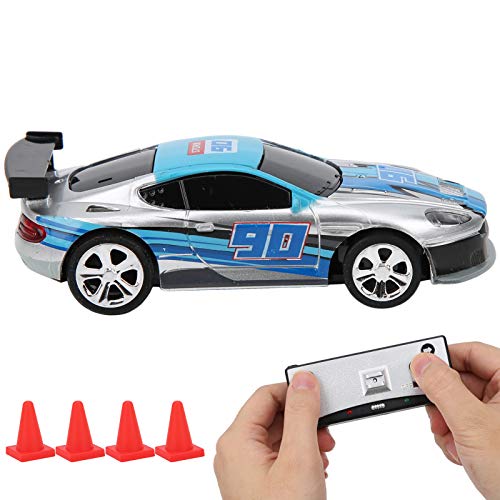 SUPYINI Hochfrequenz -Mini -RC -Auto, Spielzeugauto, App -Steuerung, Fourway -Fernbedienung, Sensor, Interaktiver Spielmodus, Rücklichtblitz (Silber) von SUPYINI