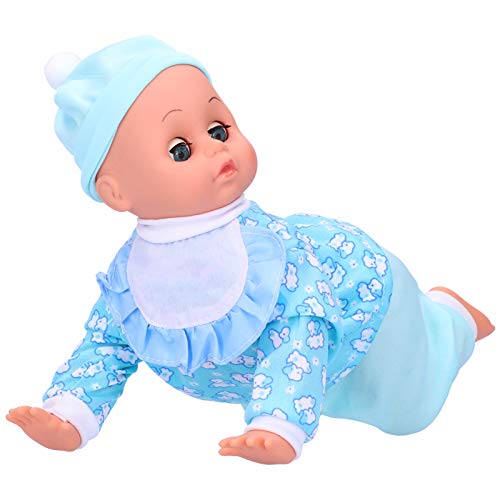 SUPYINI Nette Babypuppe, Intelligente Elektrische Lachende Babypuppenspielzeug für, Lebensee Puppe mit Interaktiver Funktion, Geeignet Zum Spielen mit Kindern, Batteriebetrieben von SUPYINI